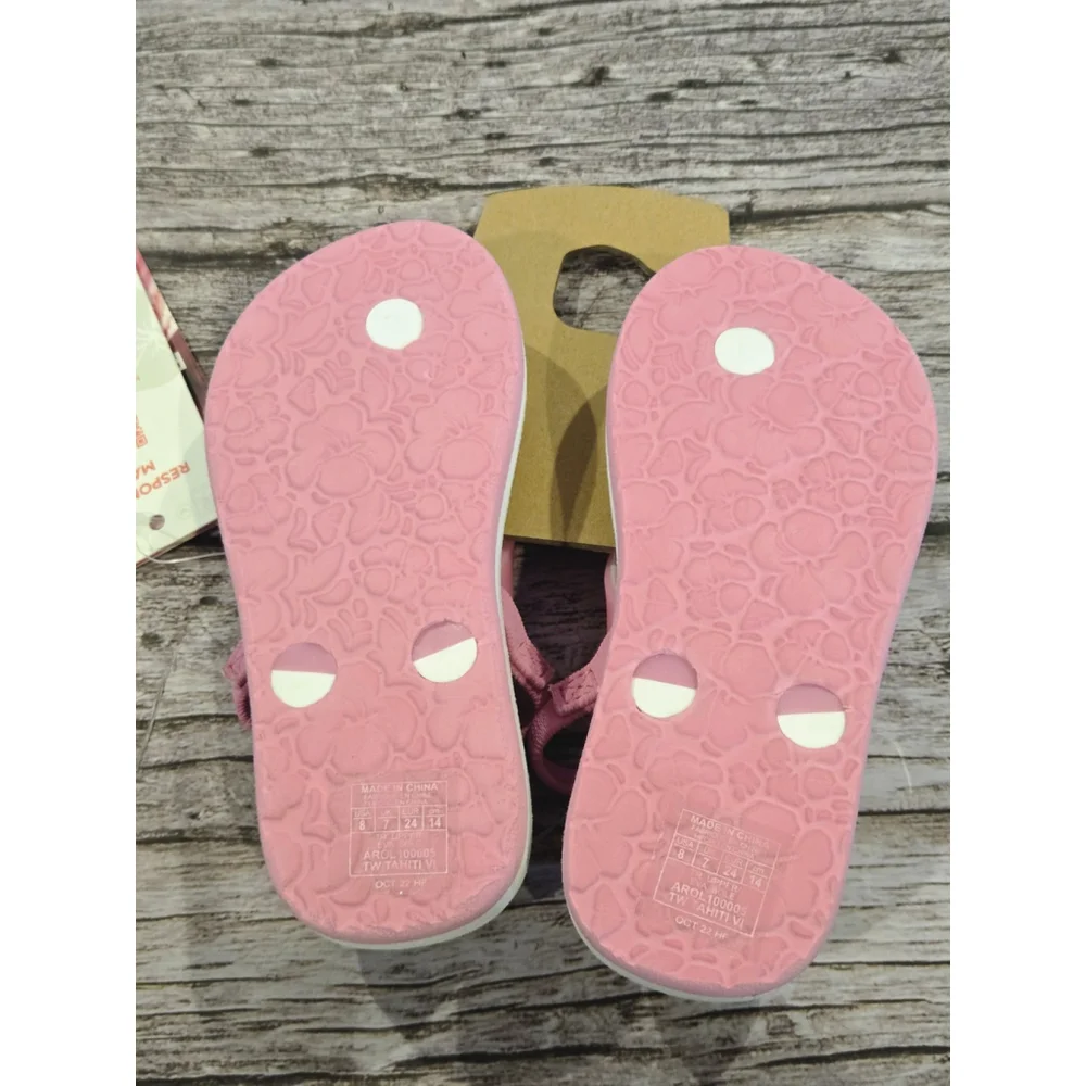 Roxy Flip Flops Slip On Slingback Sandals Little Kids Size 8 TW TAHITI (150)